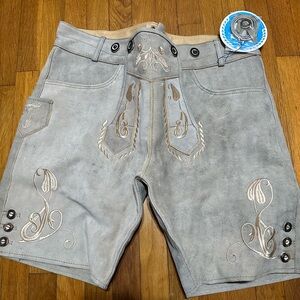 Lederhosen Leather Shorts For Men 
Size 38